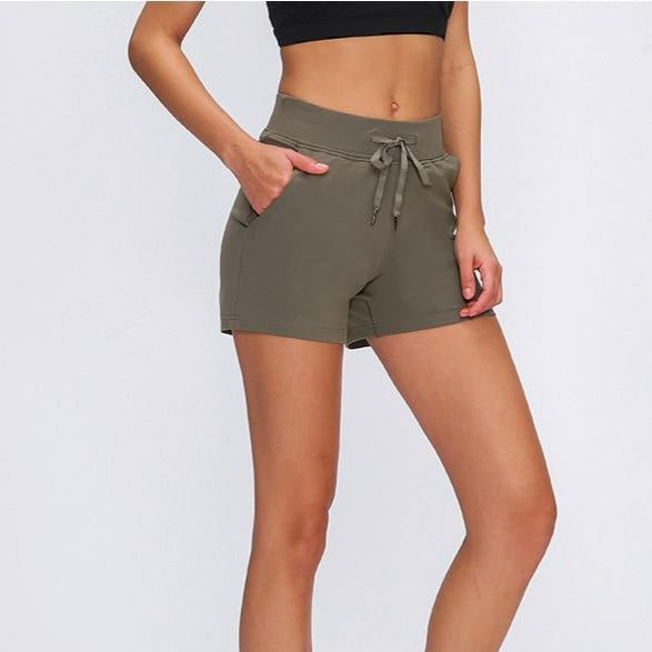 Maui Mid-Rise Lightweight Drawstring Shorts