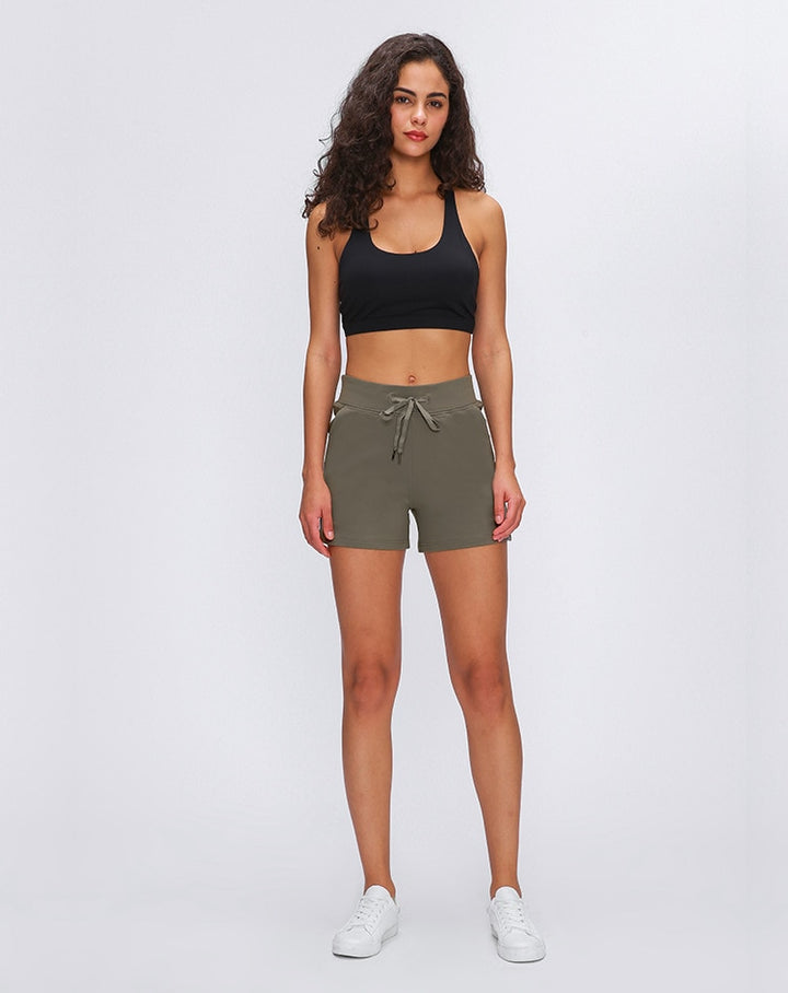 Maui Mid-Rise Lightweight Drawstring Shorts