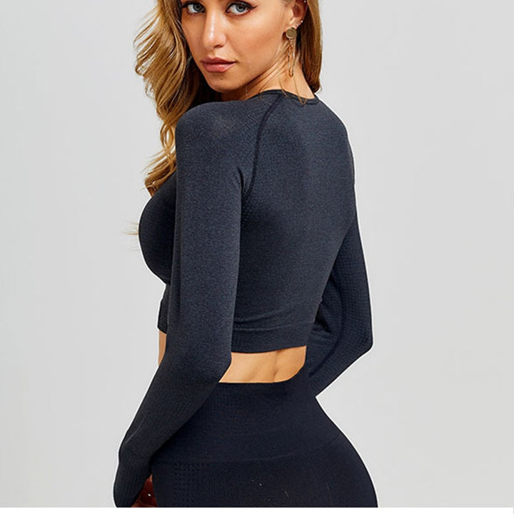 Bella Long Sleeve Crop Top